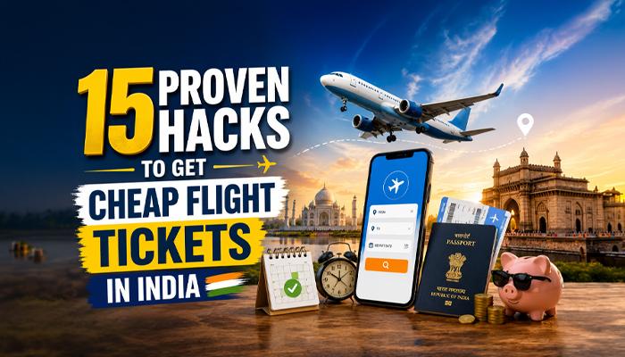 15 Proven Hacks to Get Cheap Flight Tickets in India and Save More on Every Trip